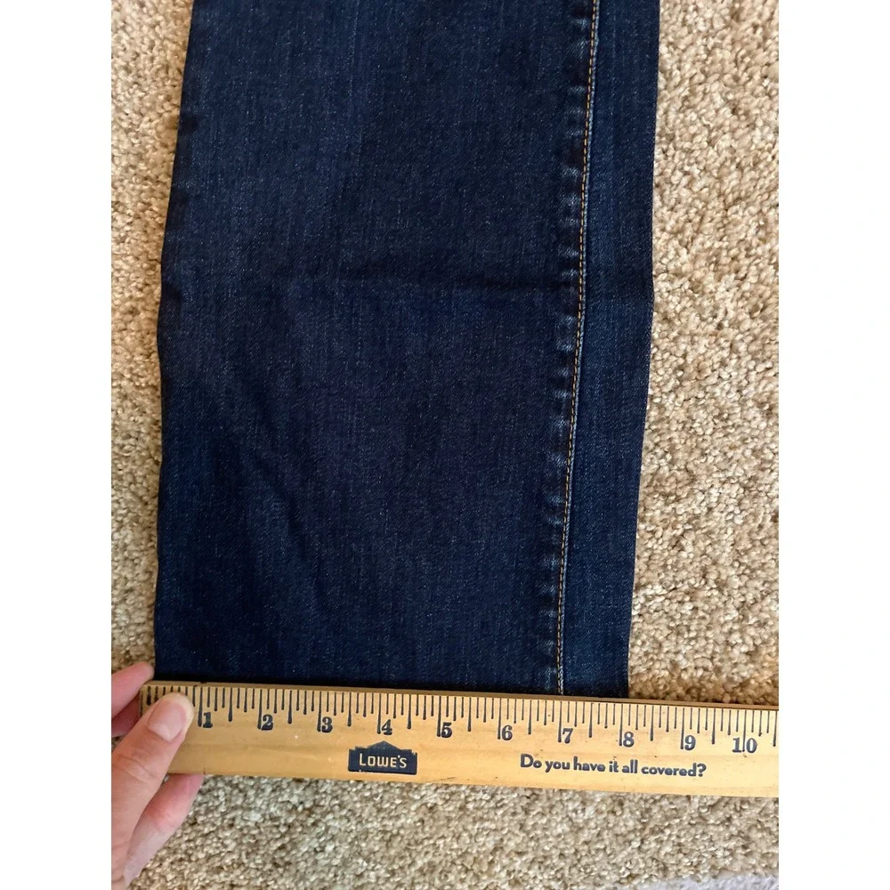7 For All Mankind Women's Bootcut Jeans 23 Dark Blue Made in USA Stretch Denim
